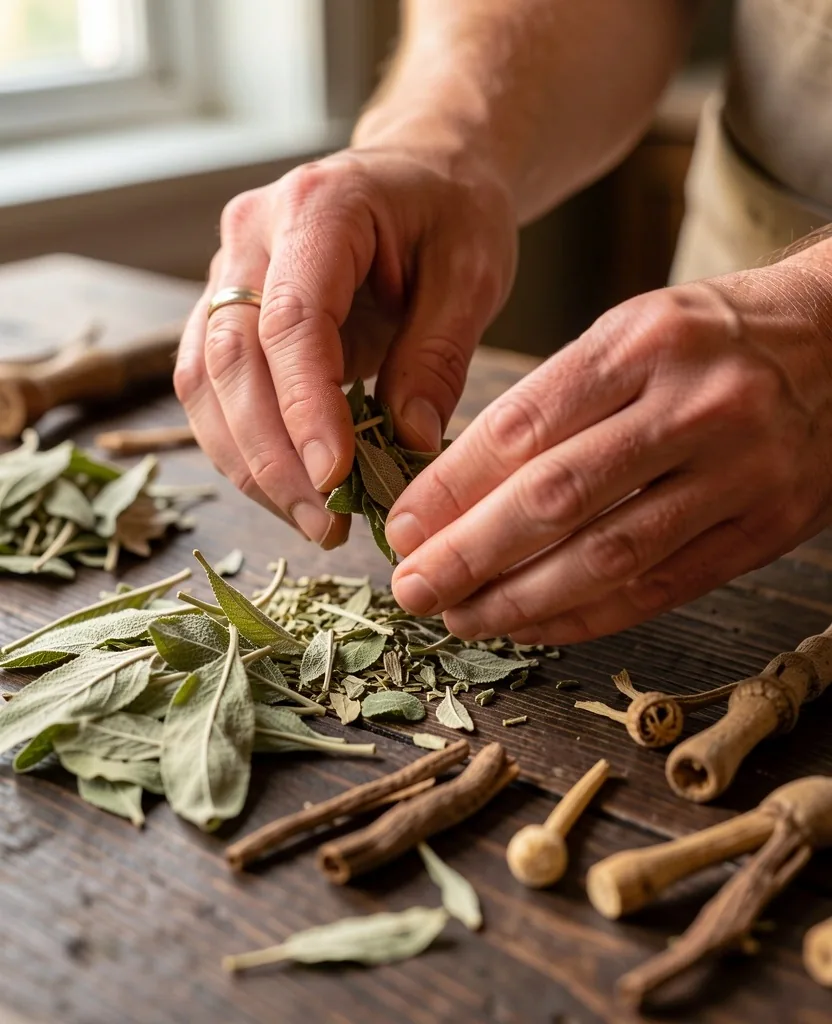 Miscelazione artigianale di erbe botaniche